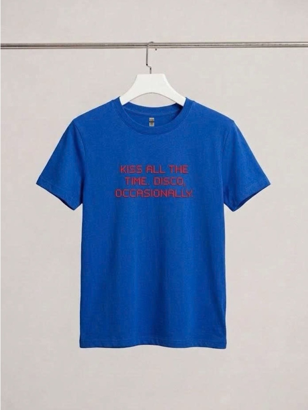 Harry Styles Kiss All The Time Disco Occasionally Blue T-shirt